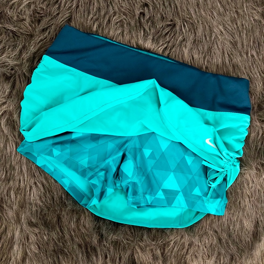 Turquoise Nike Athletic Skort